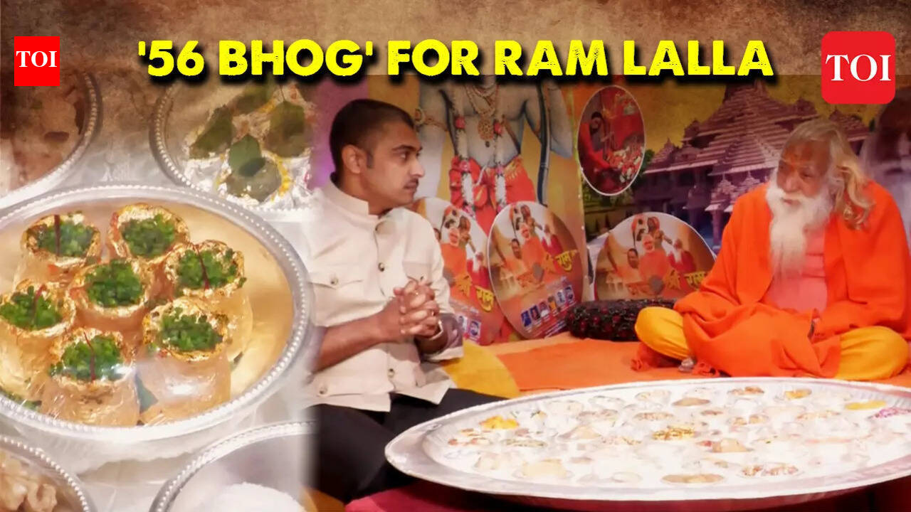 UP Devotee from Lucknow prepares ‘56 Bhog’ for Ram Lalla