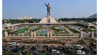 World's tallest statue of Dr. BR Ambedkar inaugurated in Vijaywada