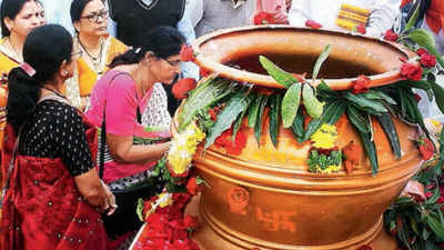 Ayodhya gets 550kg kumkum from Rukmini’s maternal home