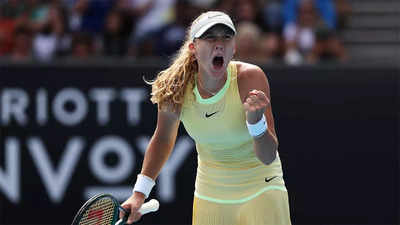Australian Open: Mirra Andreeva comes back from 1-5 down in final set to make round 4