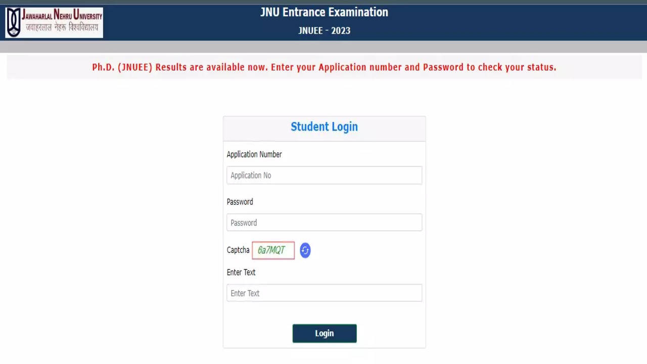 JNU PhD Admission 2024 2nd Merit List Released at jnuee.jnu.ac.in