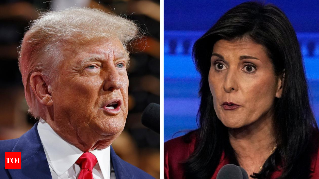 Trump vs. Haley: Ugly Feud Erupts Ahead of New Hampshire Primary | World  News - Times of India