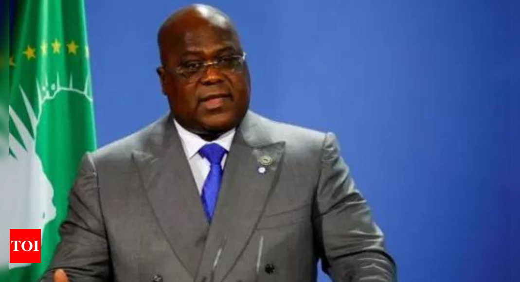 Congo's Tshisekedi Sworn In For Second Term As President, Promising To ...