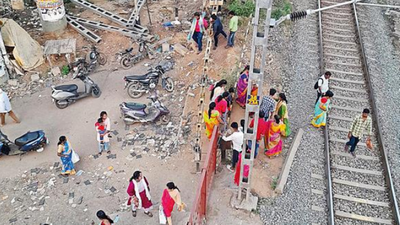 Foot overbridge has been built, but where's the lift?