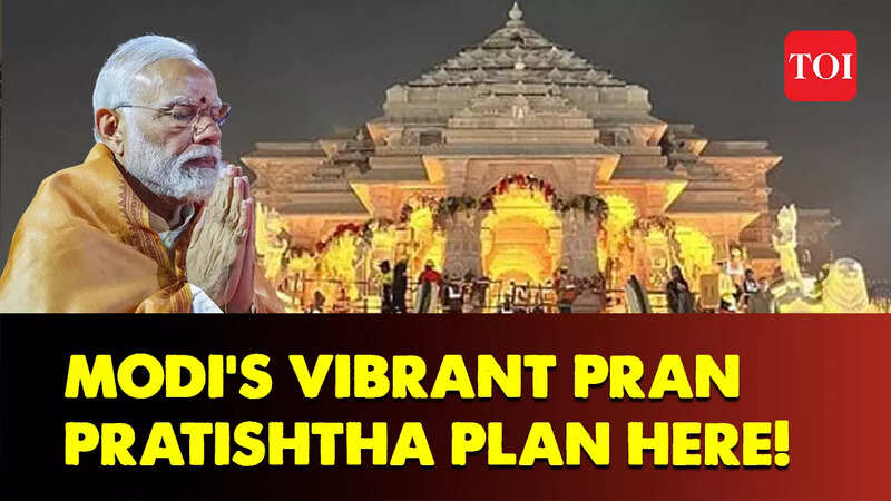 Here's PM Narendra Modi's complete Ram temple Pran Pratishtha itinerary ...