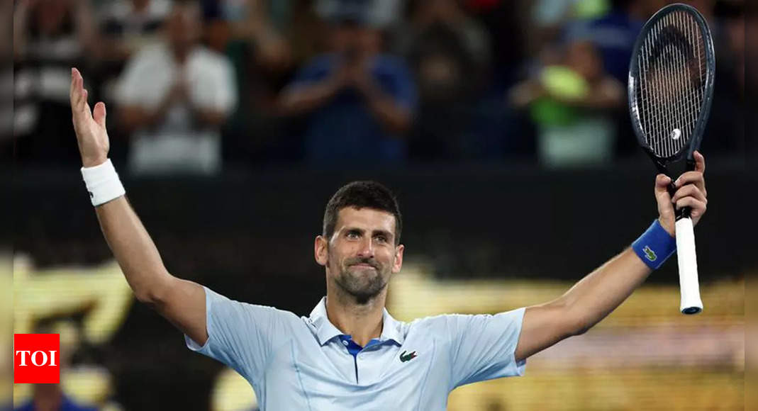 Dominant Novak Djokovic enters Australian Open quarter-finals, equals Roger Federer’s record | Tennis News