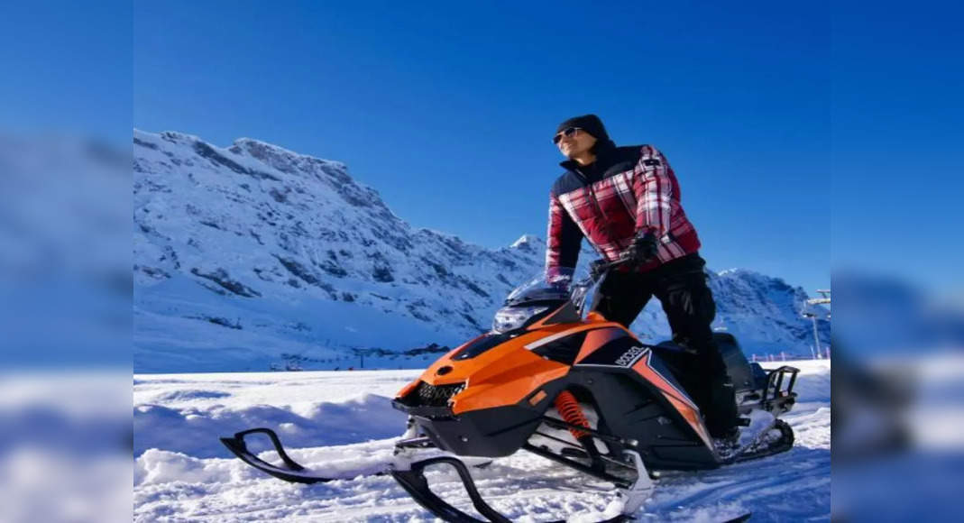 World Snow Day 2024 Olympic champion Neeraj Chopra enjoys snow