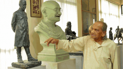 Ayodhya to Assam & Arabian Sea, 98-year-old master sculptor who gives shape to iconic statues