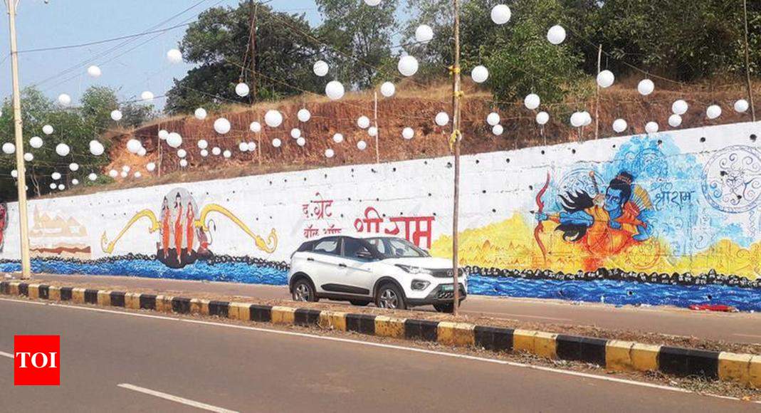 ‘The Great Wall of Shri Ram’ at Sanvordem draws throngs | Goa News ...