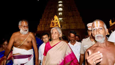 Nirmala Sitharaman alleges temple telecast ban in Tamil Nadu, DMK government hits back