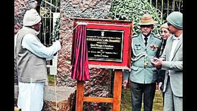 Guv unveils monoliths outside Raj Bhavan on Meghalaya Day