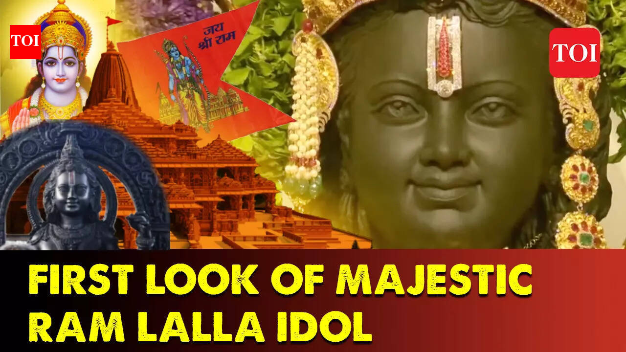 LIVE VISUALS: PM Narendra Modi unveils the Ram Lalla idol at the Shri ...