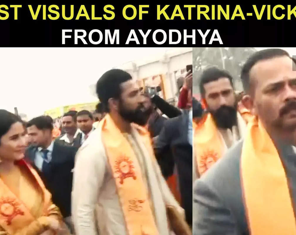 
Katrina Kaif-Vicky Kaushal and other Bollywood celebs arrive at Shri Ram Janmabhoomi for Pran Pratishtha ceremony

