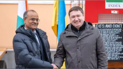 India hands over 15th consignment of humanitarian aid comprising power generators to Ukraine