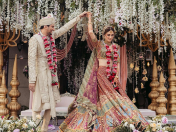 A match made on matrimonial site! Former beauty queen Muskan Deria ties the knot with Dhruv Dahiya