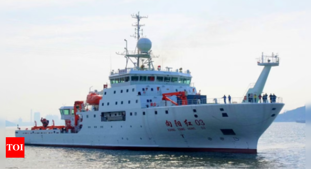 Chinese 'research vessel' heads towards the Maldives: Why New Delhi is concerned | India News – Times of India