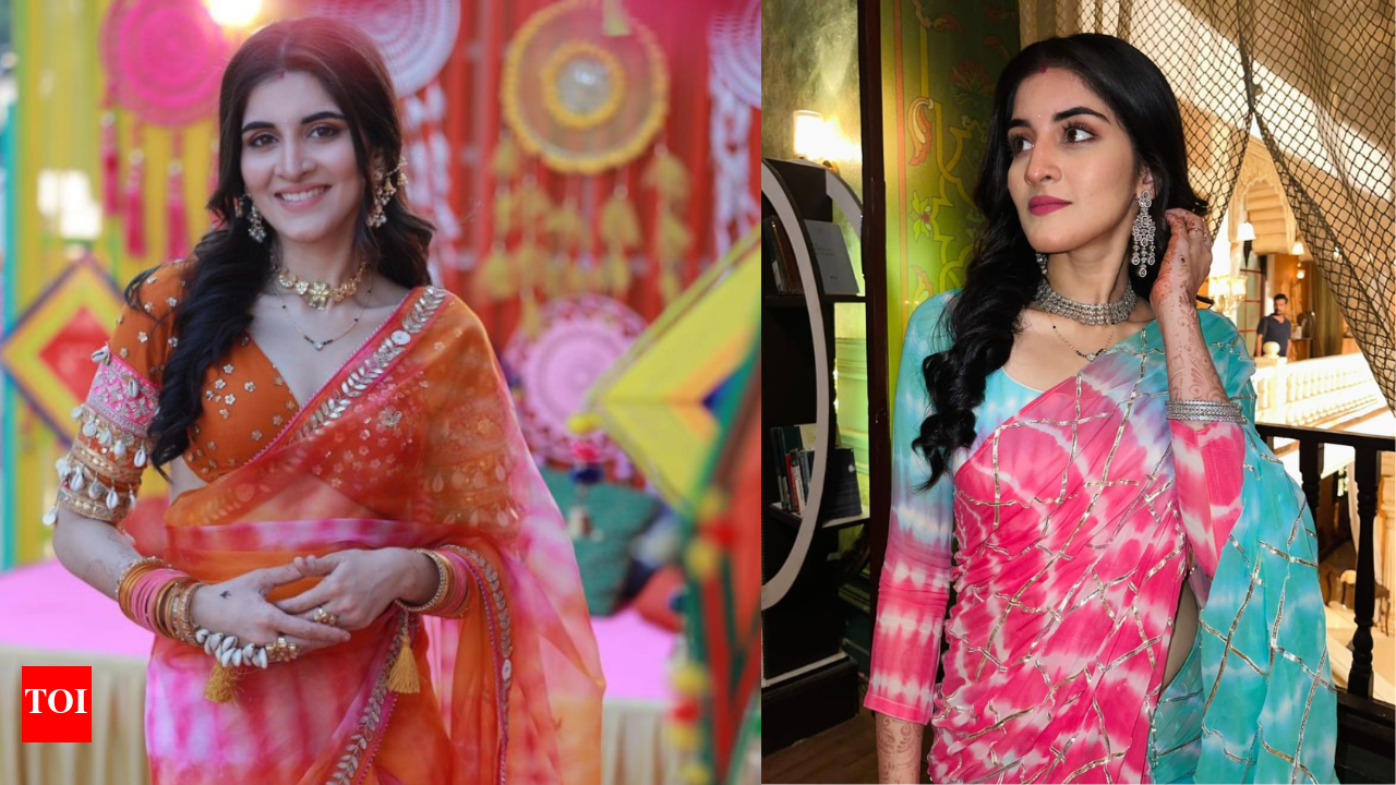 Sarees always bring this elegant vibe, says Navika Kotia about her new  look in Kyunki… Saas Maa Bahu Beti Hoti Hai | - Times of India