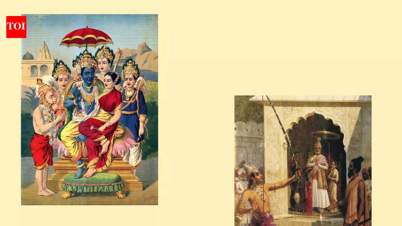 5 iconic paintings of Lord Ram by Raja Ravi Varma