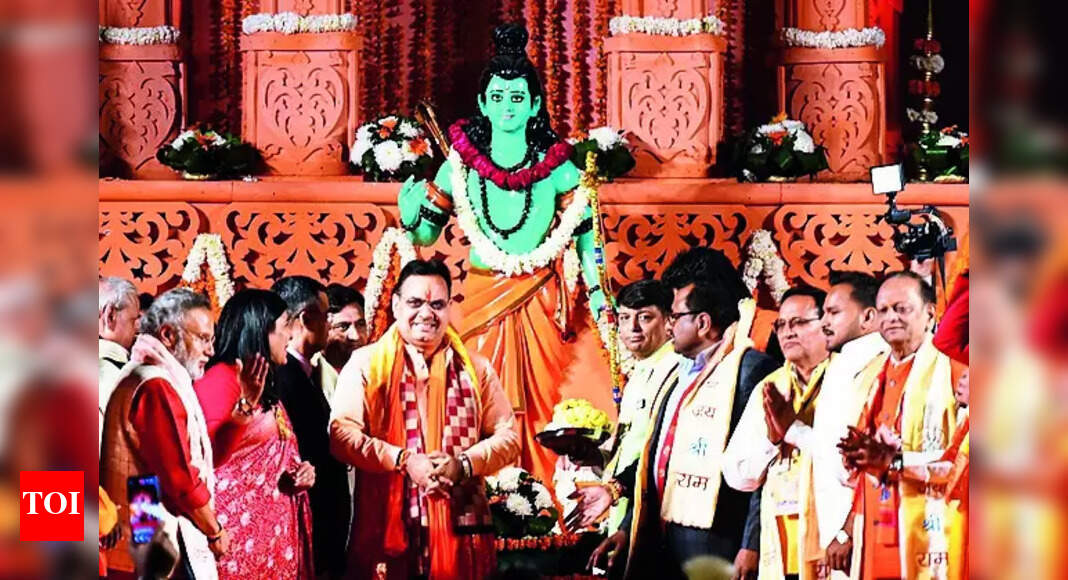 CM Visits Temples: Cm Visits Temples, Says Ram Rajya Will Be ...