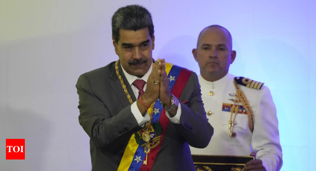 Venezuela arrests 32 in alleged plot to kill Maduro – Times of India
