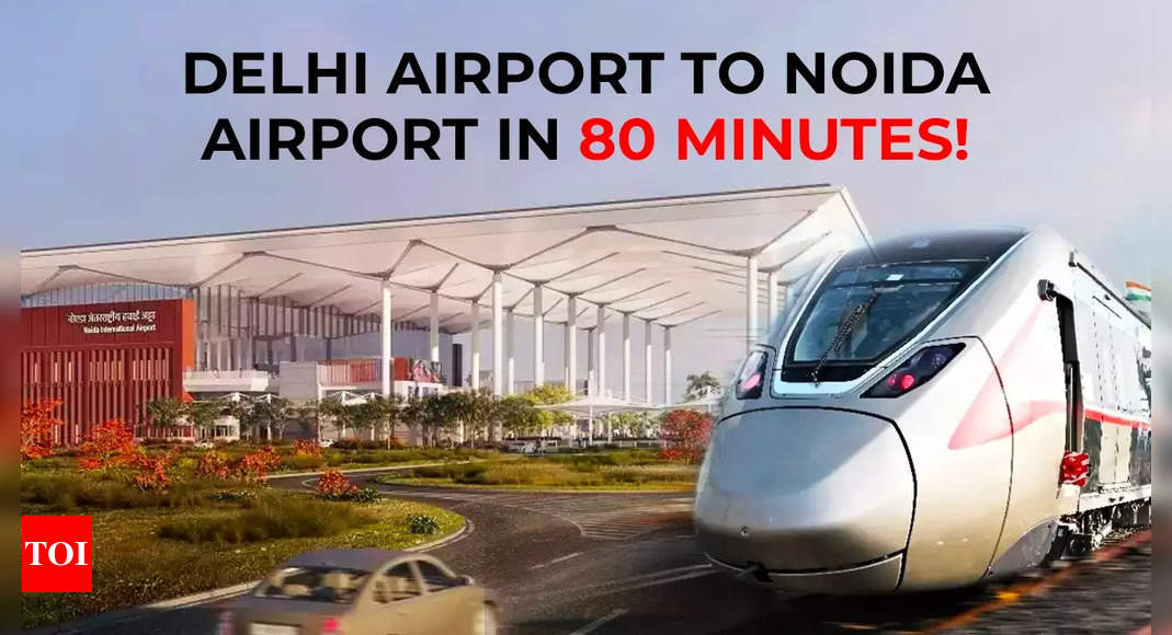 Delhi’s IGI Airport to Noida Airport in just 80 minutes with new high-speed rapid rail corridor | India Business News