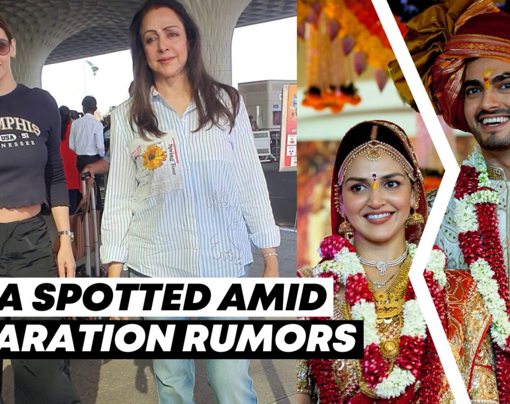 
Amid separation rumors with husband, Esha Deol gets papped with mother Hema Malini
