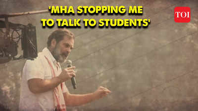 Rahul Gandhi attacks Amit Shah, says MHA directs Assam CM not to allow him to speak to university students