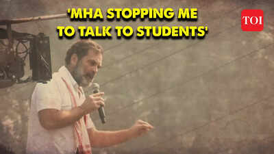 Rahul Gandhi attacks Amit Shah, says MHA directs Assam CM not to allow him to speak to university students