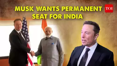 Tesla CEO Elon Musk endorses India for UNSC permanent seat, calls nation's exclusion 'absurd'