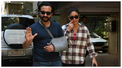 Saif Ali Khan steps out of the hospital after surgery, video INSIDE