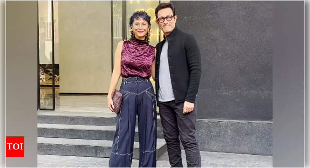 Aamir Khan And Kiran Rao Pose Together At 'Laapataa Ladies' Promotion ...