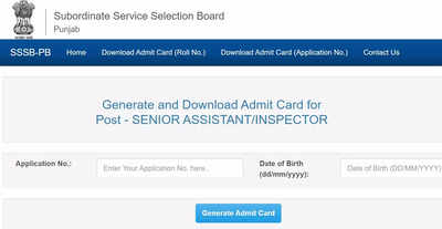 PSSSB Senior Assistant Admit Card 2024 released at sssb.punjab.gov.in, direct link here