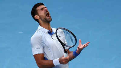 Australian Open: Novak Djokovic survives fiery Taylor Fritz test