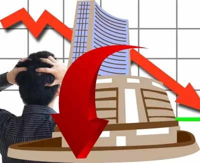 Indian stocks open lower; Sensex falls over 300 points in early trade