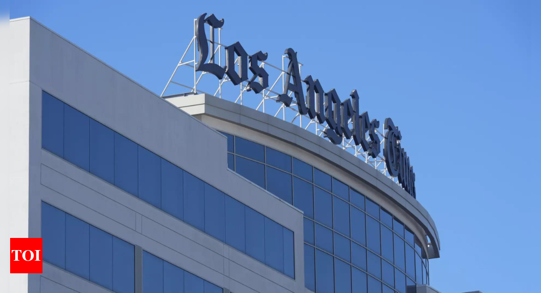 Los Angeles Times to lay off one-fourth of newsroom staff starting this week, union head says – Times of India