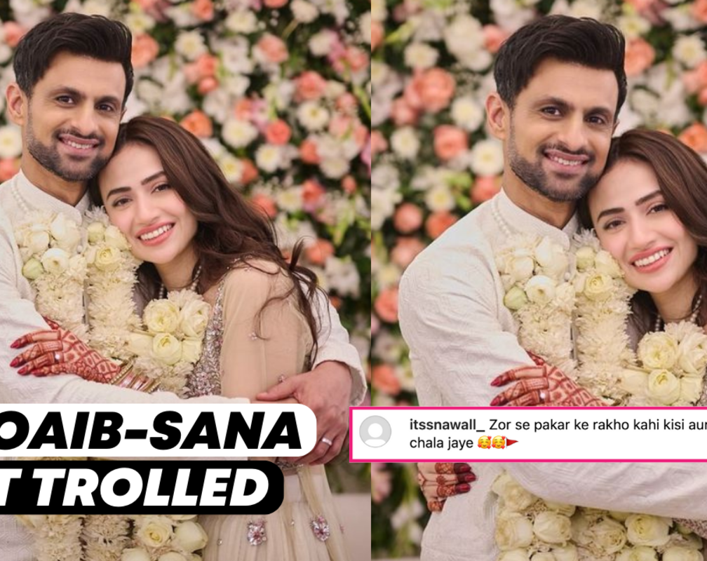 
The internet can't handle Shoaib Malik & Sana Javed's viral wedding pic; here's why!
