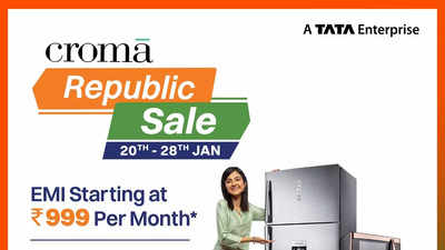 Croma Republic Day sale: Get 'big deals on refrigerators, TVs, washing machines and more