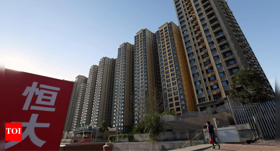 China Evergrande offshore bondholder group to join liquidation petition: Sources – Times of India