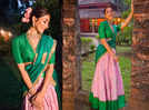 Pooja Hegde's mithai pink and green silk lehenga is perfect for 'Dulhe ki behen'