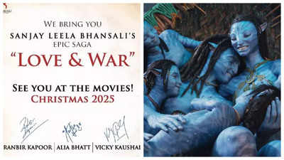 Sanjay Leela Bhansali's Alia Bhatt, Ranbir Kapoor and Vicky Kaushal starrer 'Love & War' to clash with 'Avatar 3' at box office