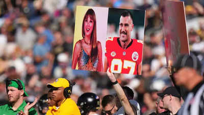 Kylie Kelce and Taylor Swift react to Jason Kelce's shirtless spectacle at Chiefs vs Bills playoff game