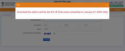 JEE Mains Admit Card 2024 released for B.E, B.Tech at jeemain.nta.ac.in, direct link to download