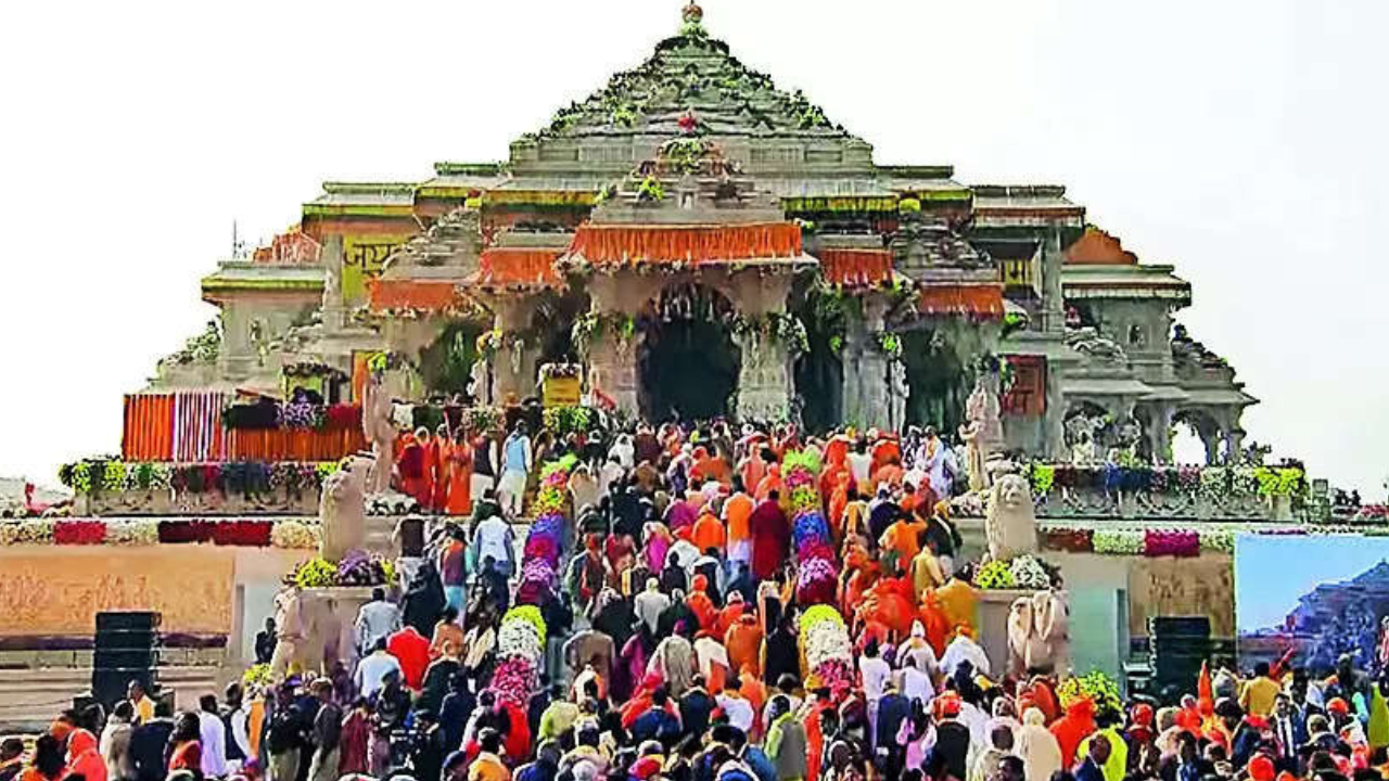 Ayodhya Ram Mandir Donations: Ram temple gets online donations worth Rs 3  crore on Day 1 | Lucknow News - 