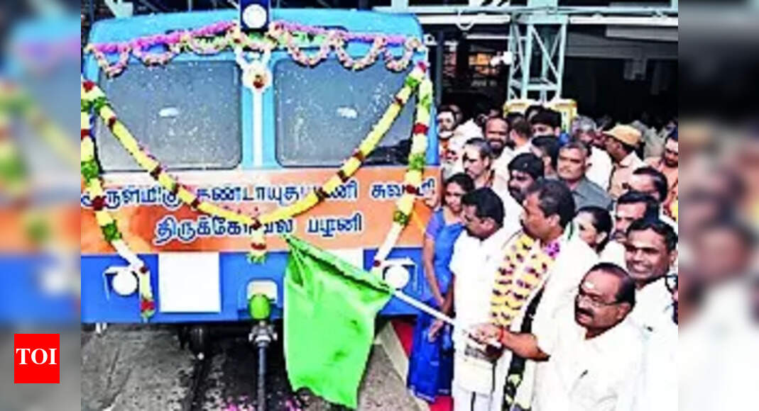 Winch Train Service Modernised Winch Train Service Begins at Palani