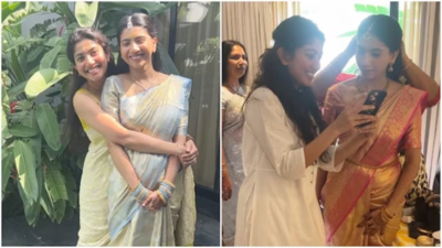 Sai Pallavi's impromptu dance and care at sister Pooja Kannan's engagement ceremony steal hearts. Watch the video