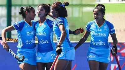 Indian women's hockey team beats Namibia 7-2, enter quarters of Hockey5s World Cup