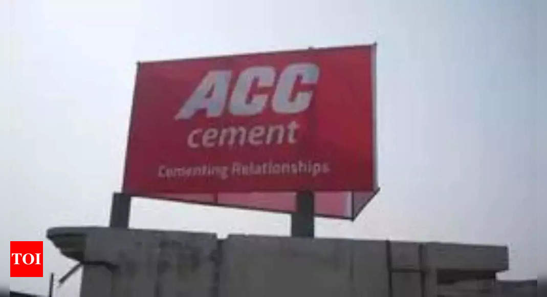 ACC posts 375% rise in Q3 profits – Times of India