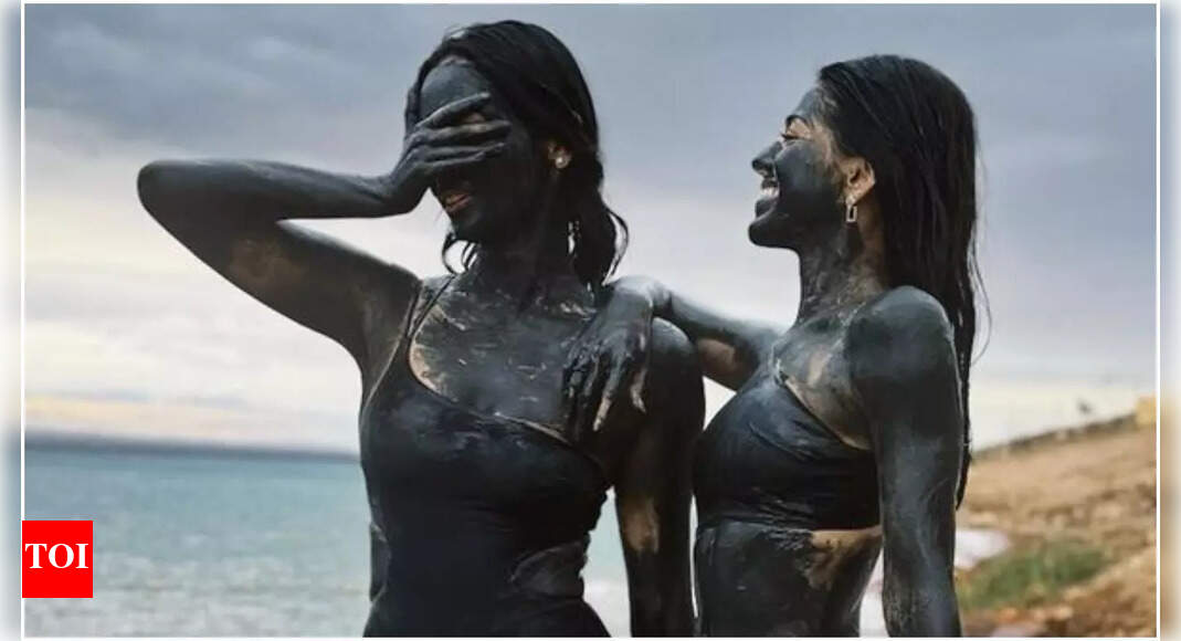 Manushi Chhillar and Alaya F revel in natural spa, take dip in Dead Sea