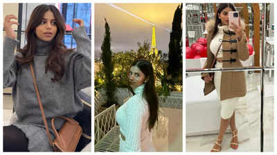 Suhana Khan shares postcard-worthy pictures from Paris; Ananya Panday, Tania Shroff, Yuvraj Menda and others REACT - see post