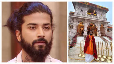 Exclusive - Bigg Boss 17 fame Anurag Dobhal visits Ram Mandir in Ayodhya; says 'Being in the presence of Ram Lalla's idol is a surreal and transcendent experience'